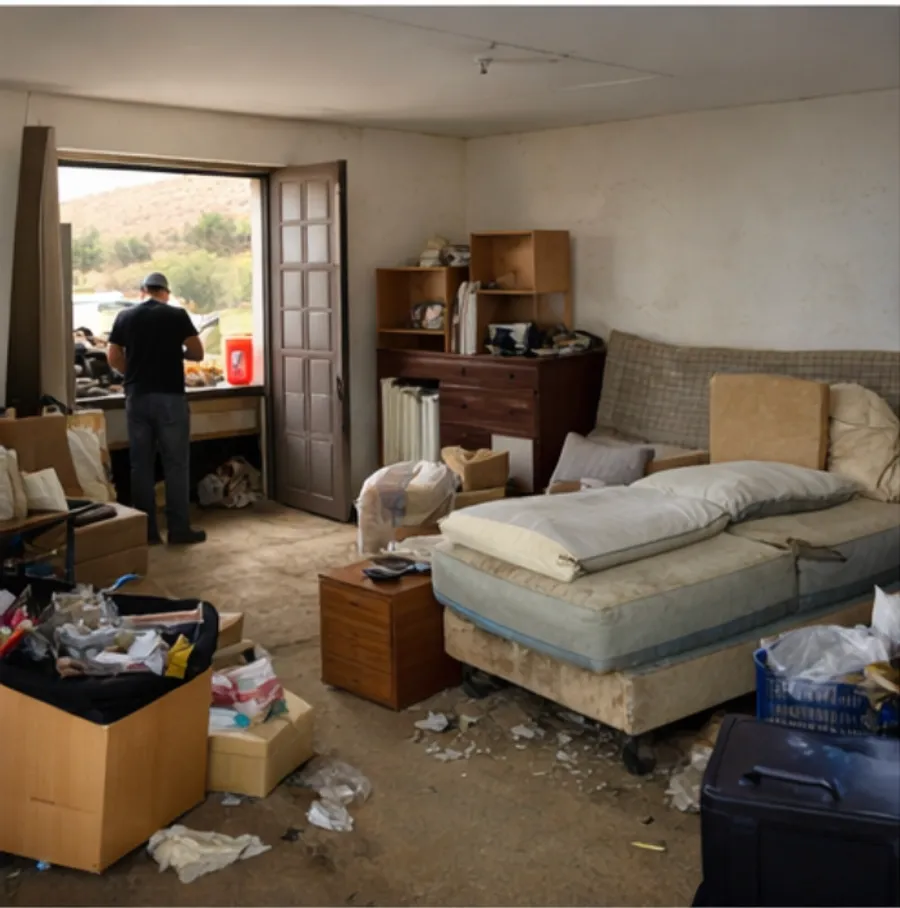 Vivienda antes de un vaciado